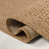 Maxine Easy Jute Contemporary Border Boho Fine Rib Weave Area Rug
