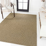 Maxine Easy Jute Contemporary Border Boho Fine Rib Weave Area Rug