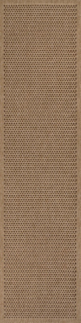 Maxine Easy Jute Contemporary Border Boho Fine Rib Weave Area Rug