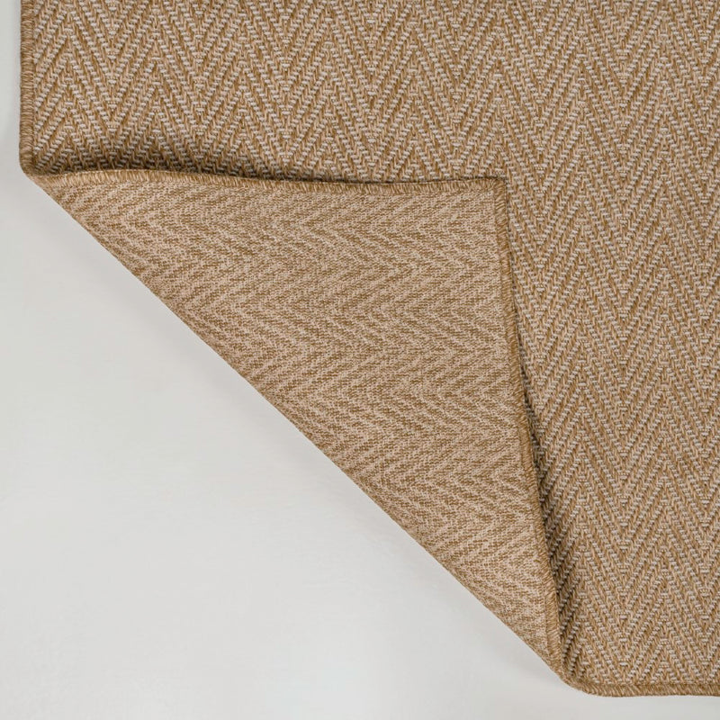 Rowena Easy Jute Scandinavian Boho Herringbone Weave Area Rug