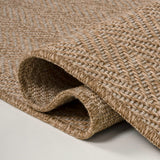 Rowena Easy Jute Scandinavian Boho Herringbone Weave Area Rug