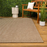 Rowena Easy Jute Scandinavian Boho Herringbone Weave Area Rug