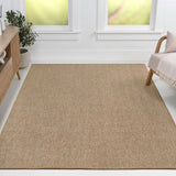 Rowena Easy Jute Scandinavian Boho Herringbone Weave Area Rug