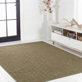 Rowena Easy Jute Scandinavian Boho Herringbone Weave Area Rug