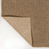 Rowena Easy Jute Scandinavian Boho Herringbone Weave Area Rug