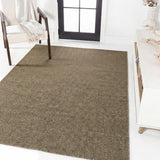 Rowena Easy Jute Scandinavian Boho Herringbone Weave Area Rug
