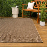Rowena Easy Jute Scandinavian Boho Herringbone Weave Area Rug