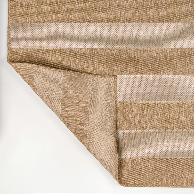 Sutton Easy Jute Modern Geometric Boho Stripe Area Rug