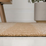 Sutton Easy Jute Modern Geometric Boho Stripe Area Rug