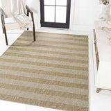 Sutton Easy Jute Modern Geometric Boho Stripe Area Rug