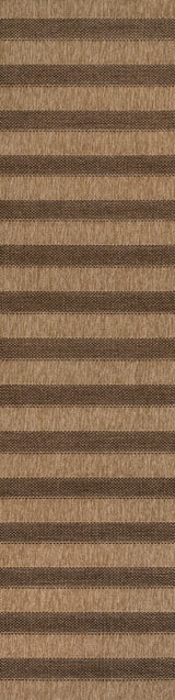 Sutton Easy Jute Modern Geometric Boho Stripe Area Rug