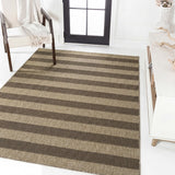 Sutton Easy Jute Modern Geometric Boho Stripe Area Rug