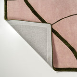 Mosaic Coastal Geometric Border Handwoven Wool Area Rug