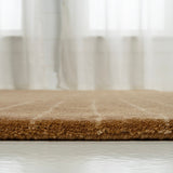 Retro Bohemian Abstract Striped Handwoven Wool Area Rug
