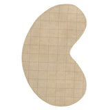 Bean Modern Plaid Grid Handwoven Wool Area Rug