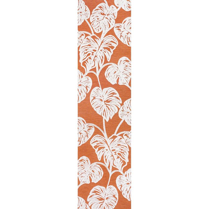 Tobago High-low Two-tone Monstera Leaf Indoor/Outdoor Area Rug