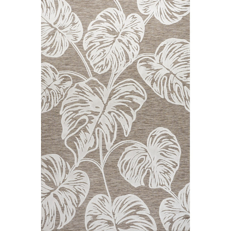 Tobago High-low Two-tone Monstera Leaf Indoor/Outdoor Area Rug