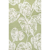 Tobago High-low Two-tone Monstera Leaf Indoor/Outdoor Area Rug