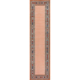 Sebastian High-low Modern Diamond Border Indoor/Outdoor Area Rug