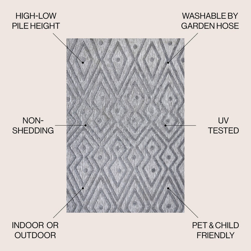 Balansat Moroccan Diamond Indoor/outdoor Area Rug