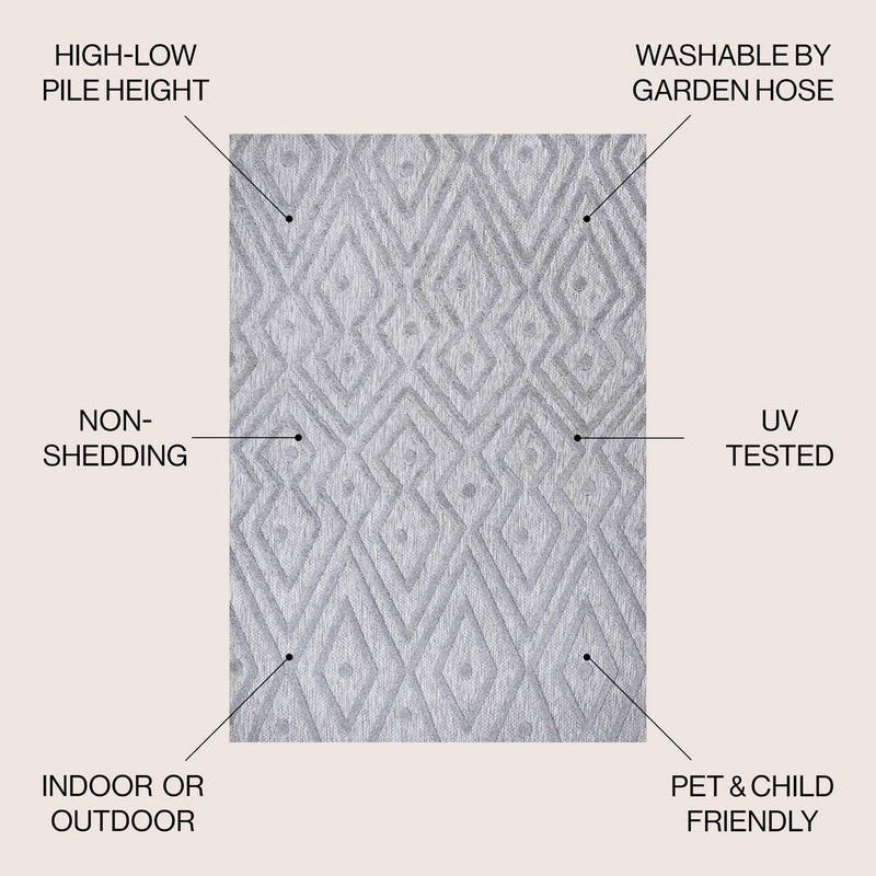 Balansat Moroccan Diamond Indoor/outdoor Area Rug
