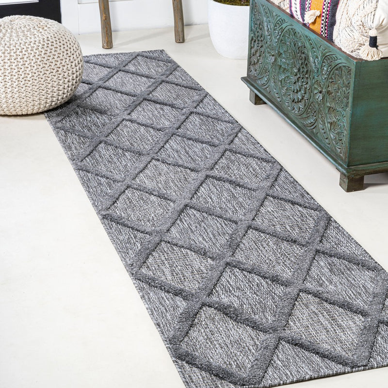 Salines Diamond Trellis Indoor/outdoor Area Rug