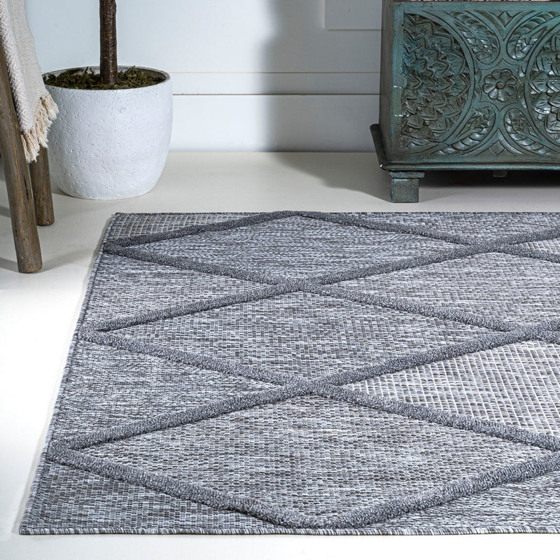 Salines Diamond Trellis Indoor/outdoor Area Rug
