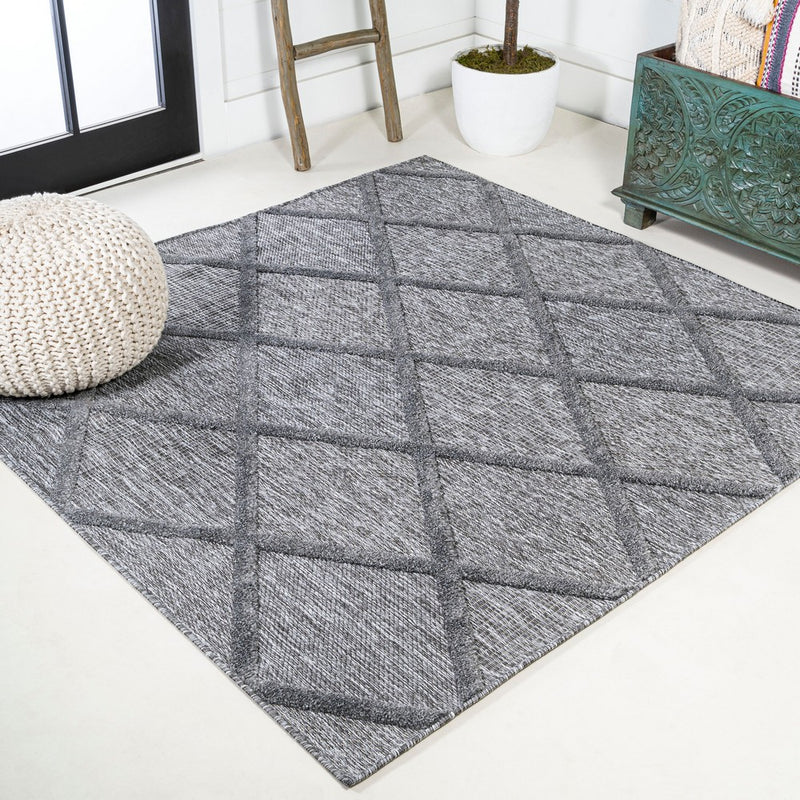 Salines Diamond Trellis Indoor/outdoor Area Rug
