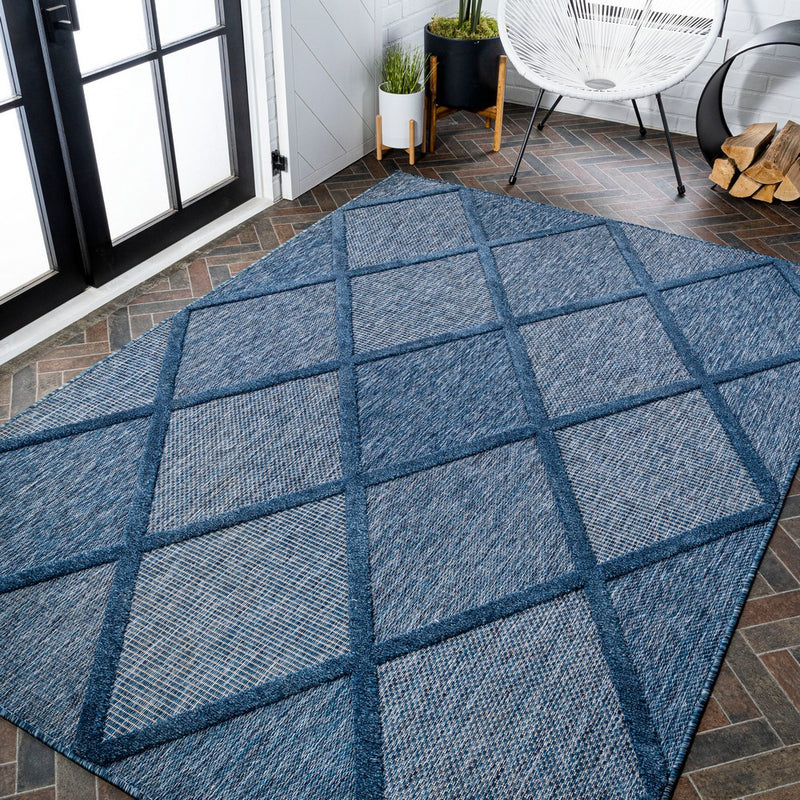 Salines Diamond Trellis Indoor/outdoor Area Rug