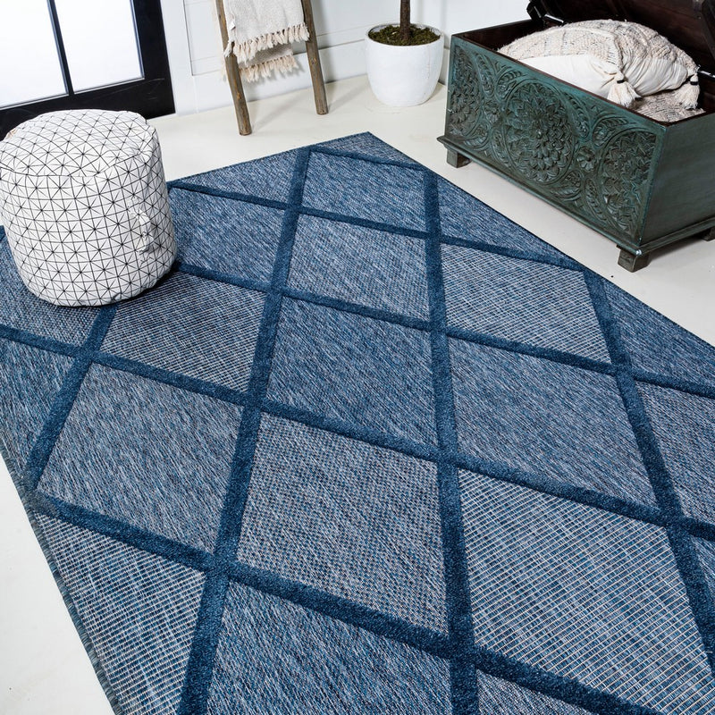 Salines Diamond Trellis Indoor/outdoor Area Rug