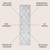 Salines Diamond Trellis Indoor/outdoor Area Rug