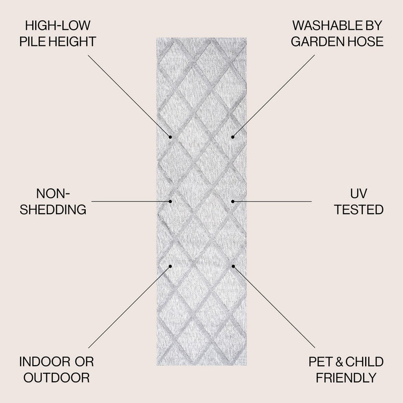 Salines Diamond Trellis Indoor/outdoor Area Rug