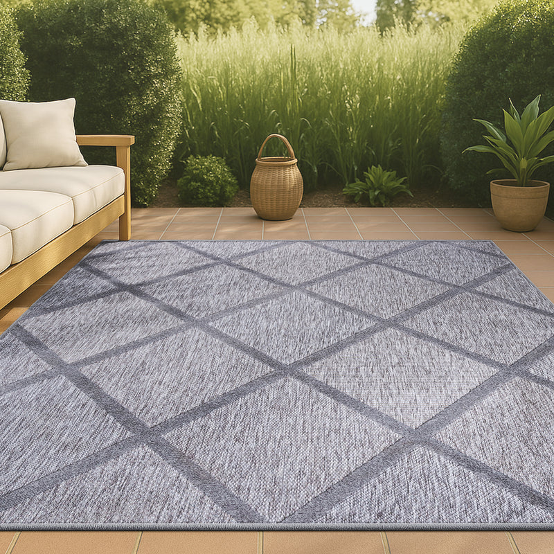 Salines Diamond Trellis Indoor/outdoor Area Rug