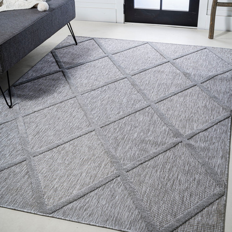 Salines Diamond Trellis Indoor/outdoor Area Rug
