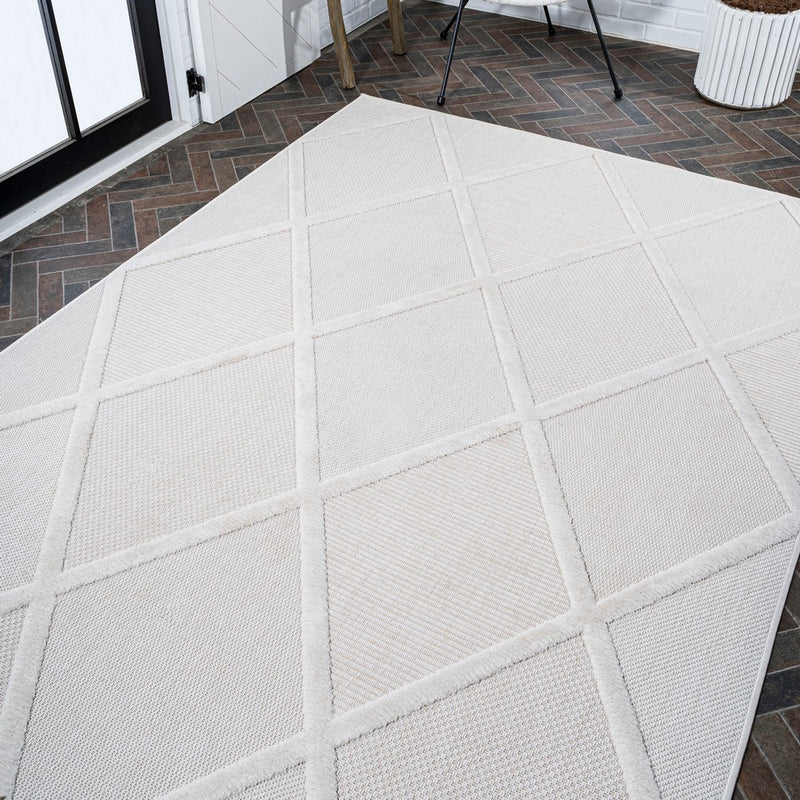 Salines Diamond Trellis Indoor/outdoor Area Rug