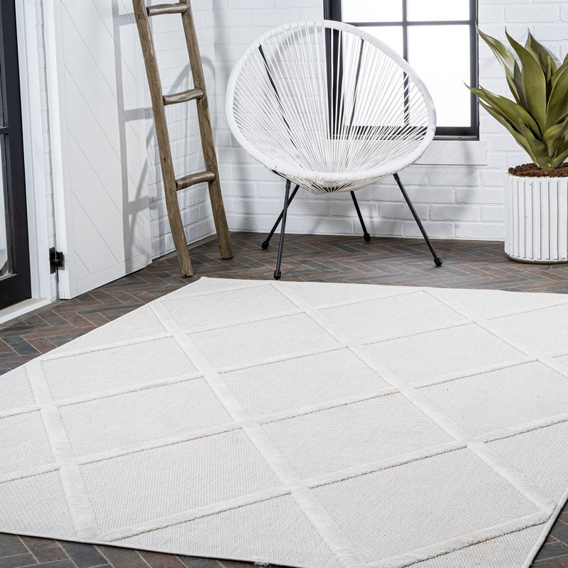 Salines Diamond Trellis Indoor/outdoor Area Rug