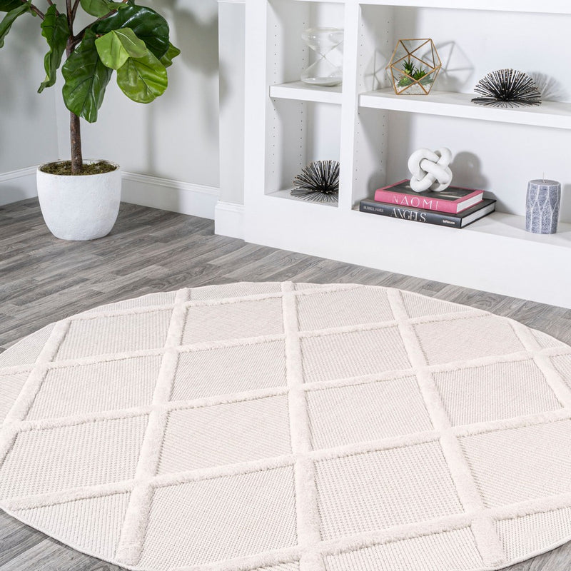 Salines Diamond Trellis Indoor/outdoor Area Rug