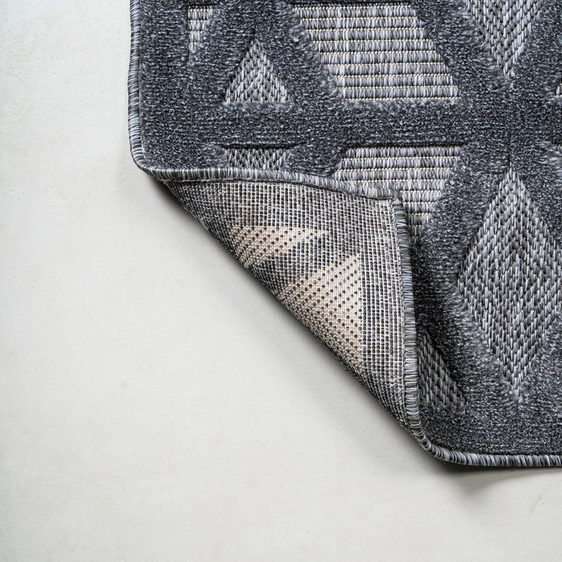 Talaia Neutral Geometric Indoor/outdoor Area Rug
