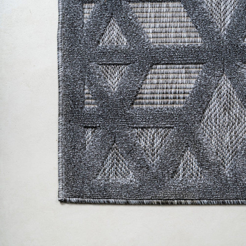 Talaia Neutral Geometric Indoor/outdoor Area Rug