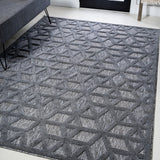 Talaia Neutral Geometric Indoor/outdoor Area Rug