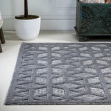 Talaia Neutral Geometric Indoor/outdoor Area Rug