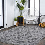 Talaia Neutral Geometric Indoor/outdoor Area Rug