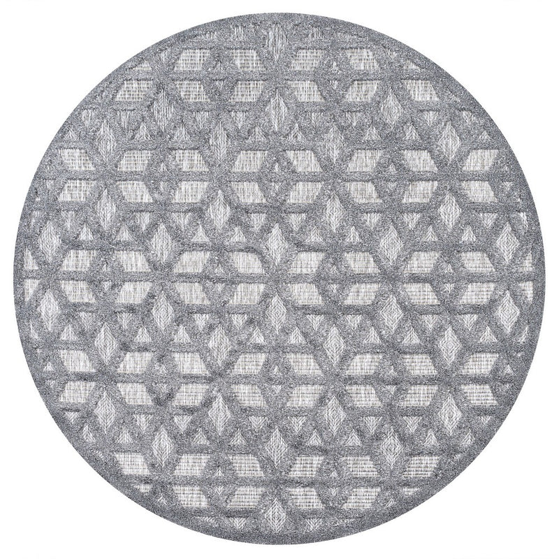 Talaia Neutral Geometric Indoor/outdoor Area Rug