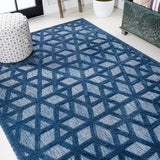 Talaia Neutral Geometric Indoor/outdoor Area Rug