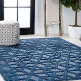 Talaia Neutral Geometric Indoor/outdoor Area Rug