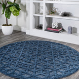 Talaia Neutral Geometric Indoor/outdoor Area Rug