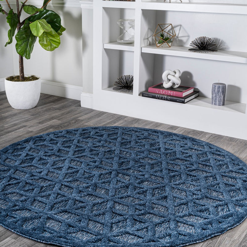Talaia Neutral Geometric Indoor/outdoor Area Rug
