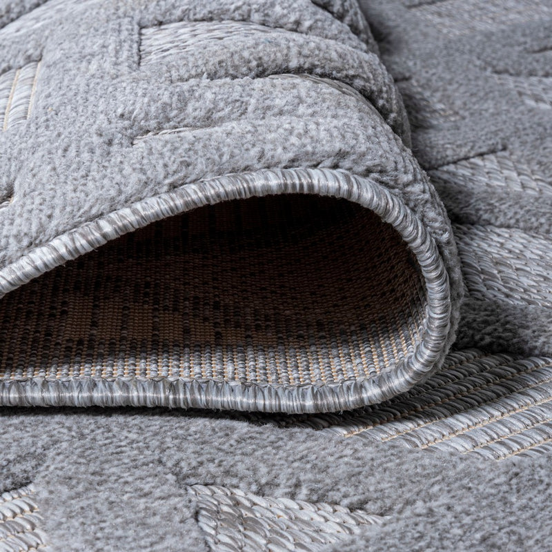Talaia Neutral Geometric Indoor/outdoor Area Rug