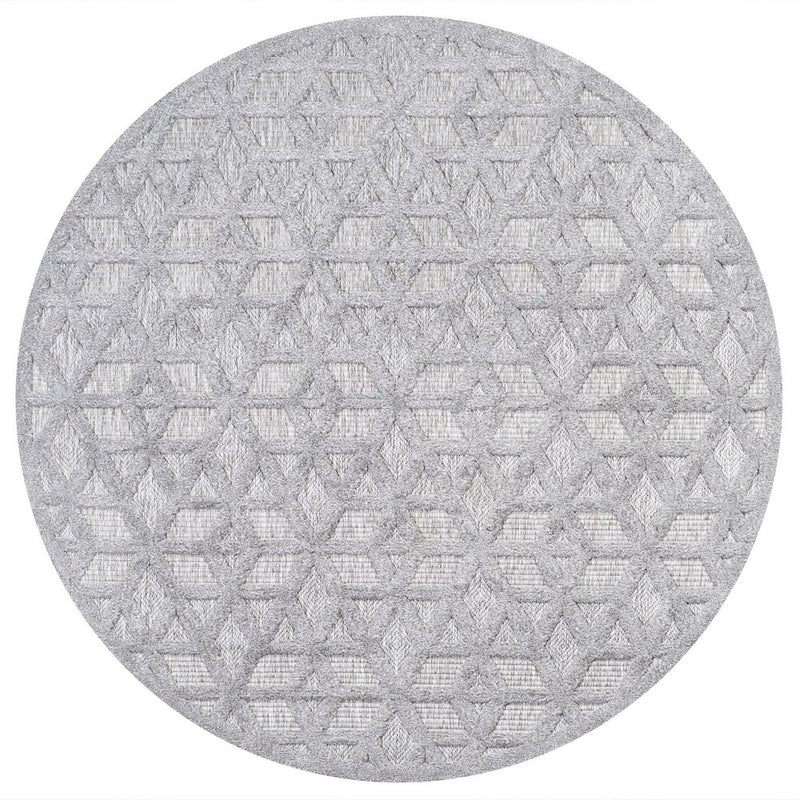 Talaia Neutral Geometric Indoor/outdoor Area Rug
