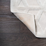 Talaia Neutral Geometric Indoor/outdoor Area Rug
